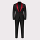 Black/Red Lapel
